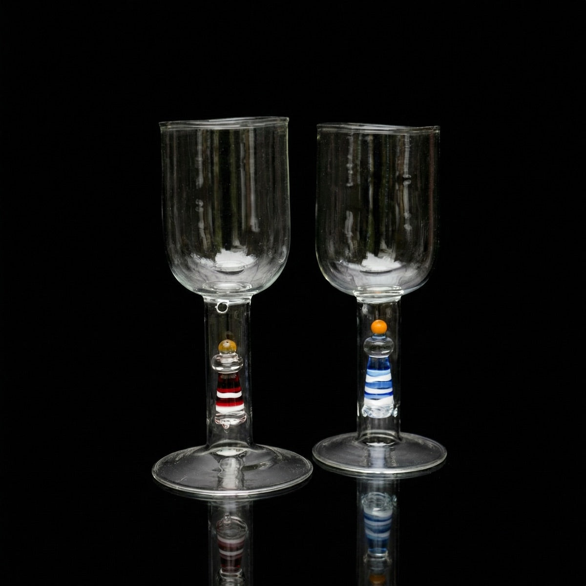 Weinkelch Leuchtturm