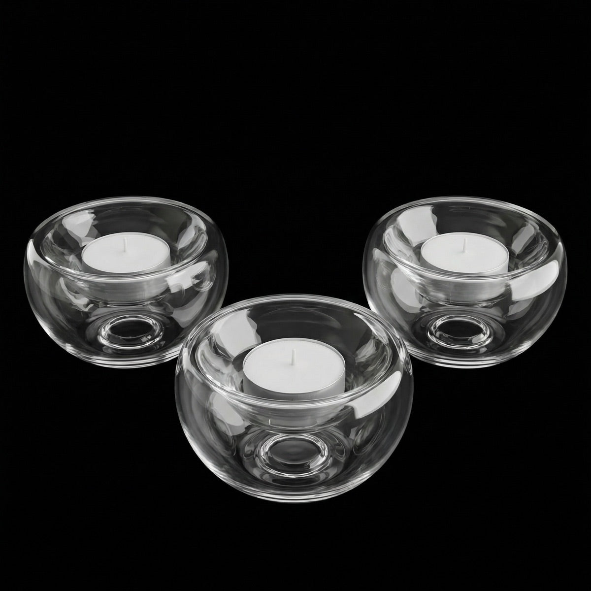 Schwimm Windlicht Klar