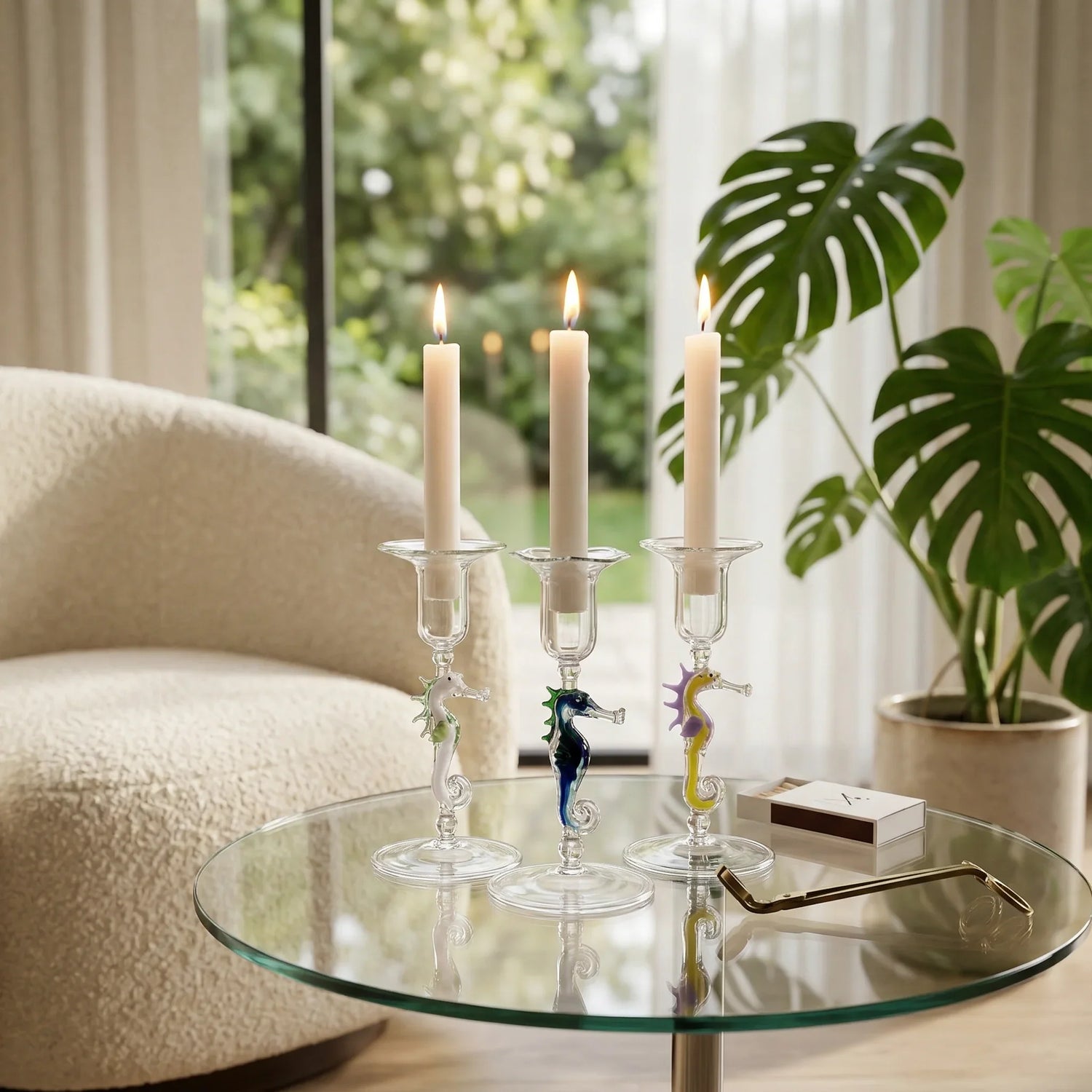 Kerzenhalter aus Handarbeit