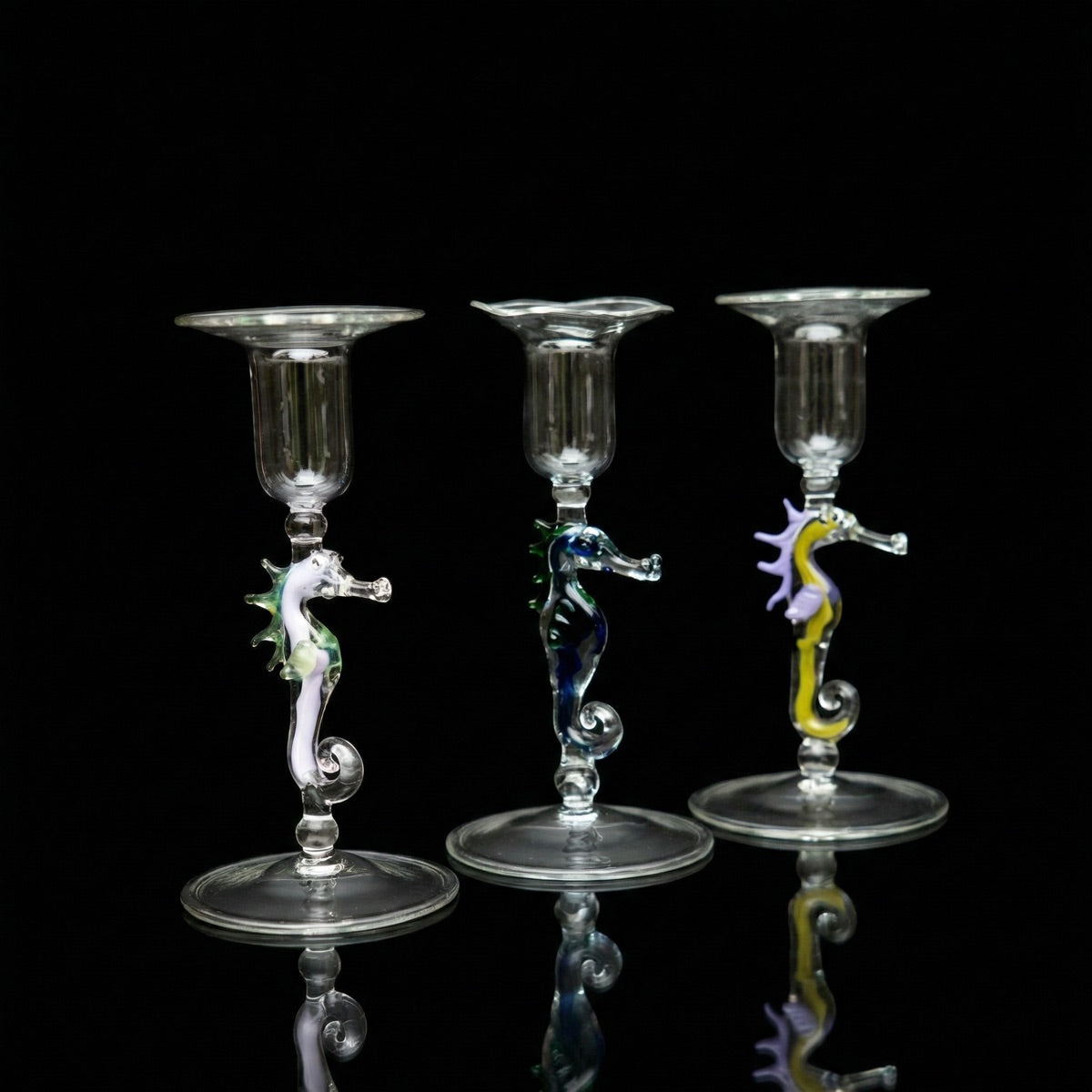 Kerzenhalter aus Handarbeit