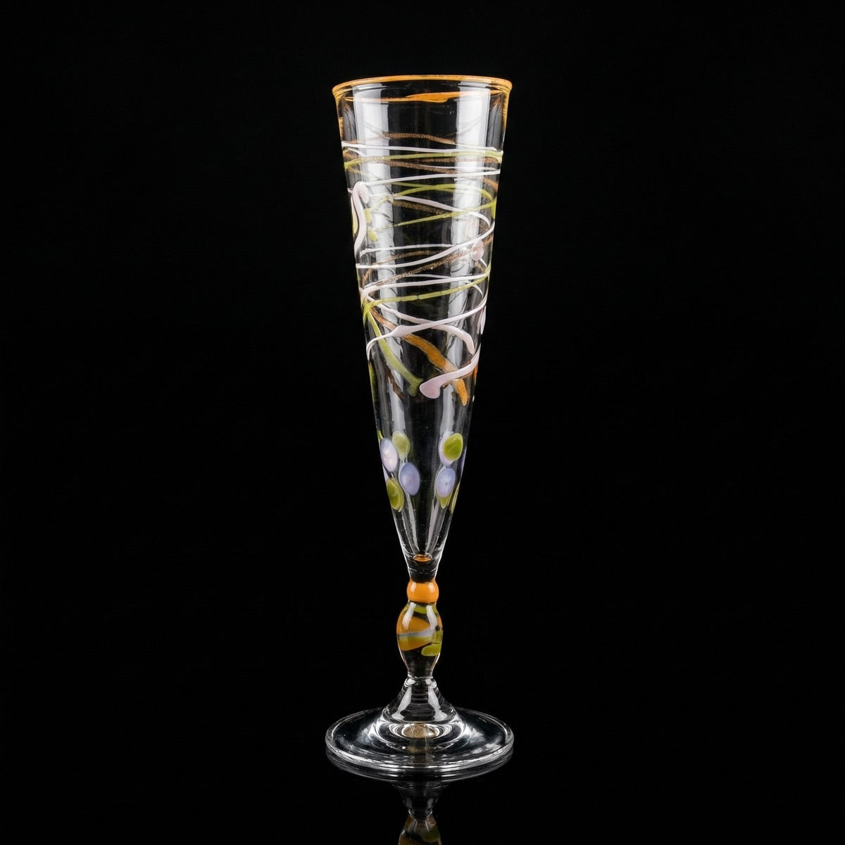 Champagne glass flute Collector's Edition "Sevilla"