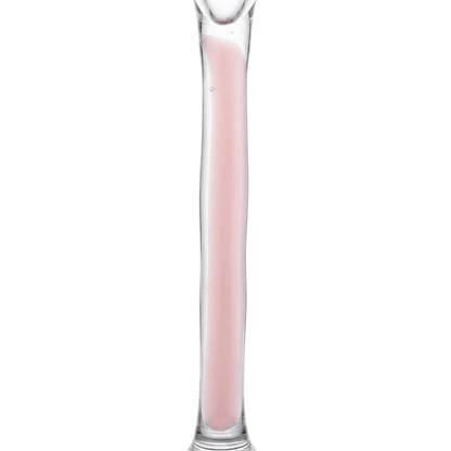 Champagnerglas Tulpe Rosé, Detailansicht des rosafarbenen Stiels
