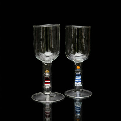 Weinkelch Leuchtturm