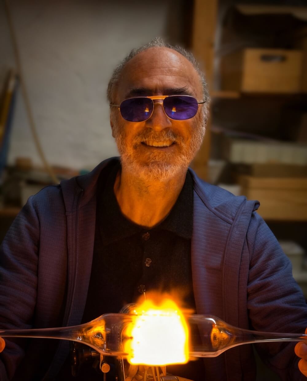 Glasbläsermeister Eckhard Martin im Porträt