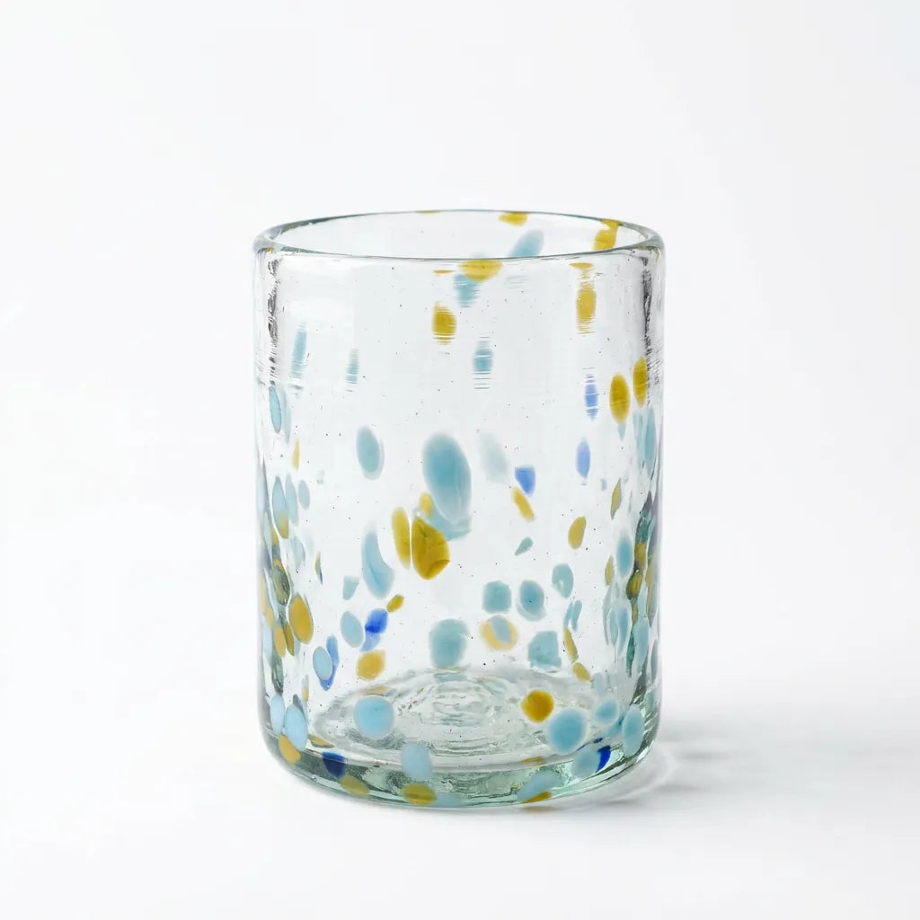 Lafiore Classic Tumbler – Confetti Yellow-Turquoise