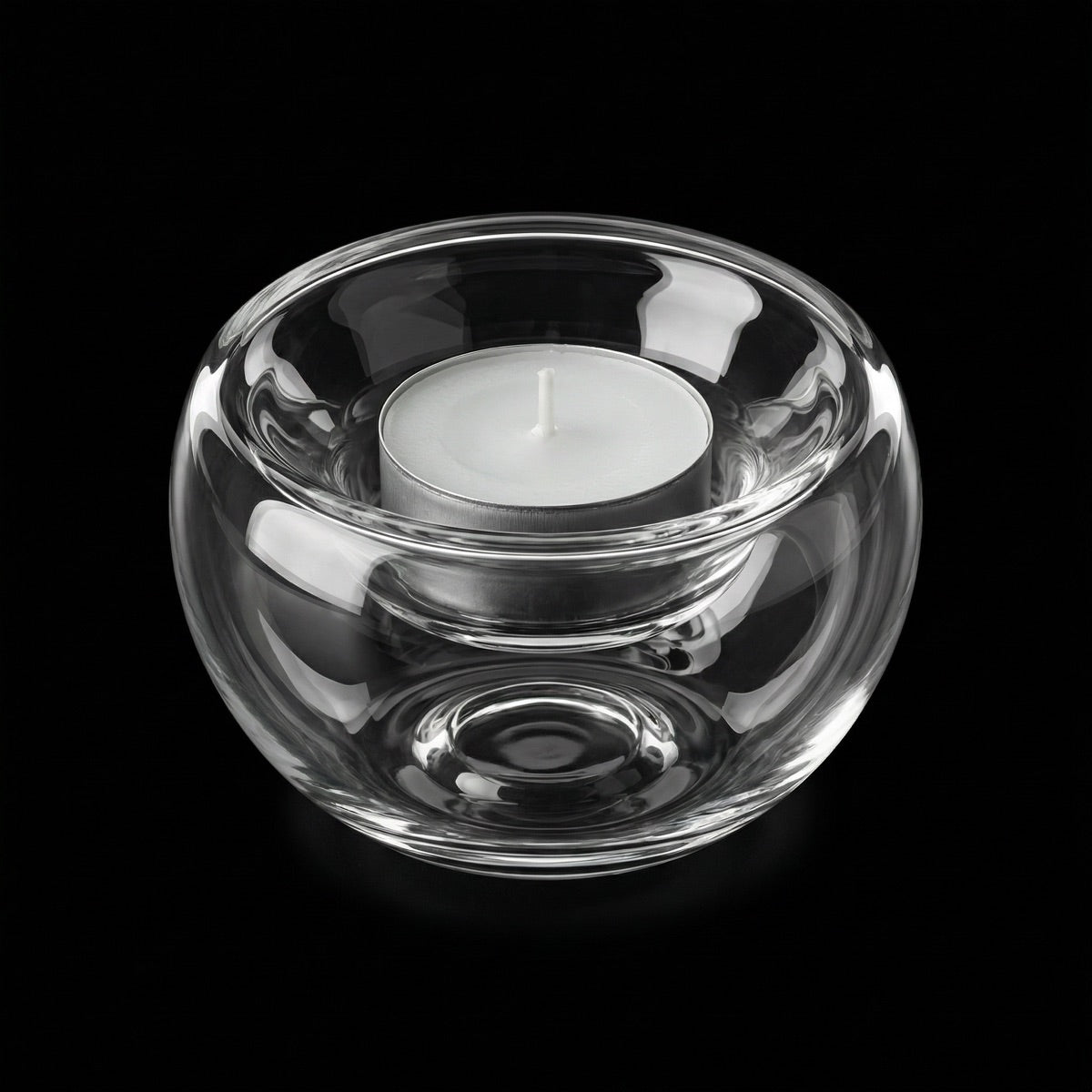 Schwimm Windlicht Klar