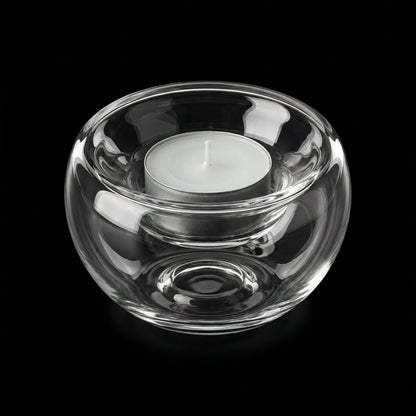 Schwimm Windlicht Klar