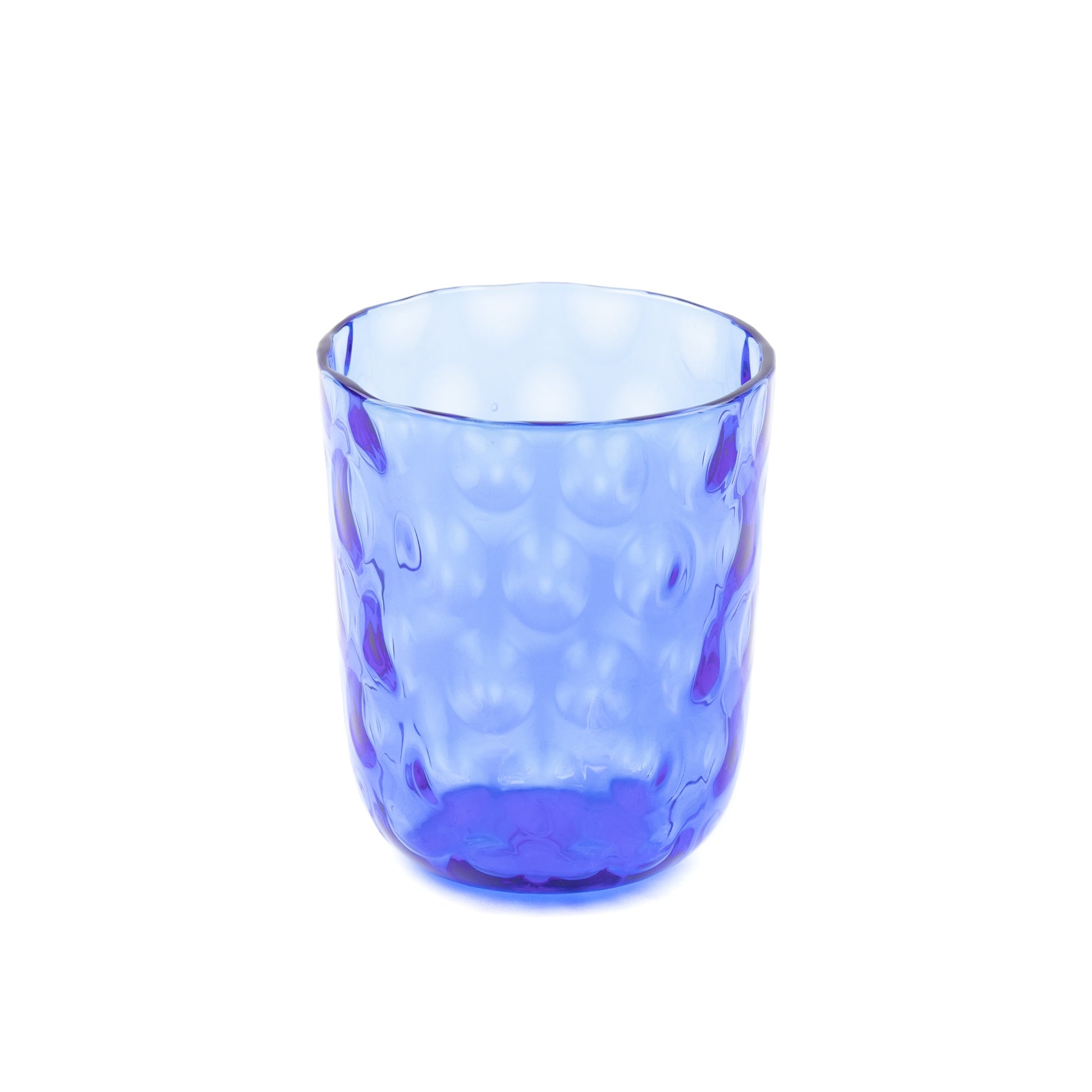 Kodanska Danish Summer Tumbler Blue, mundgeblasenes Glas